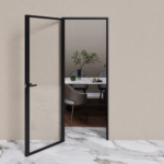 Puerta Interior Vidrio Templado y Marco 99 x 208 cm 1 Panel - Imagen 1