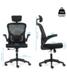 Silla De Oficina Ergonómica Ejecutiva Con Respaldo Alto - Imagen 3