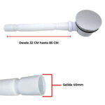 Sifon Válvula De Desagüe 12cm Ducha Tapa Drenaje Receptáculo - Imagen 3