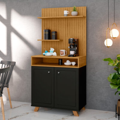 Mueble Aparador De Cafe Recibidor Buffet Coffee 2 Puertas