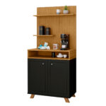 Mueble Aparador De Cafe Recibidor Buffet Coffee 2 Puertas - Imagen 2