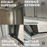 Caseta Almacenamiento Galpón Prefabricado De Acero Reforzado - Imagen 5