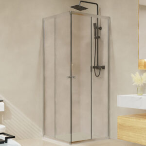 Cabina Ducha Mampara Baño Rectangular 90 X 190