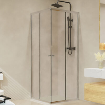 Cabina Ducha Mampara Baño Rectangular 90 X 190