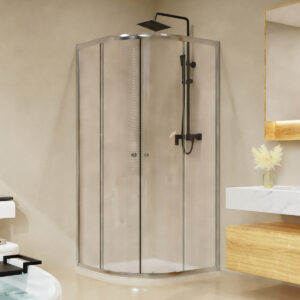 Cabina Ducha Mampara Baño Ovalada 90 X 190