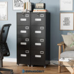 Archivero Metálico Con Llaves 4 Cajones y Ruedas - Imagen 5