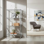 Estantería Metálica Cromada 200kg Por Estante 180x90x35 Cm - Imagen 1