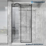 Mampara De Baño Rectangular Puerta Corrediza 120x100x190cm - Imagen 1