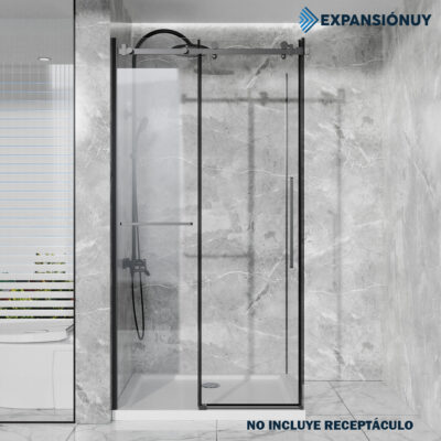 Mampara De Baño Rectangular Puerta Corrediza 120x100x190cm