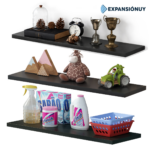 Repisa Estante Flotante Aereo Mensula Invisible 91cm Pack X3 - Imagen 4