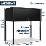 Box Baulera Para Garage Para Cochera Altura Regulable - Imagen 2