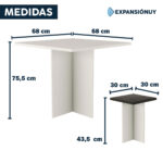 Juego De Comedor Con 4 Sillas - Mesa + Bancos - Desayunador - Imagen 2