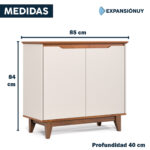 Aparador Buffet Rack Recibidor Mueble 2 Puertas Cocina Living - Imagen 2