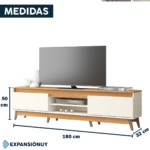 Rack De Tv Hasta 85 Pulgadas Con Puertas Y Estantes - Imagen 2