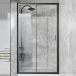 Mampara De Baño Con Puerta Corrediza Ajustable 120x190 - Imagen 1