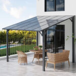 Pérgola Exterior En Aluminio Estructura 3x3 Hogar Jardín - Imagen 1