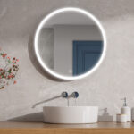 Espejo Led Redondo 80 Cm Touch Con Luz Led + Desempañador - Imagen 1