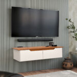 Mueble Rack Aparador Aéreo 2 Puertas Mdp Living Dormitorio - Imagen 1