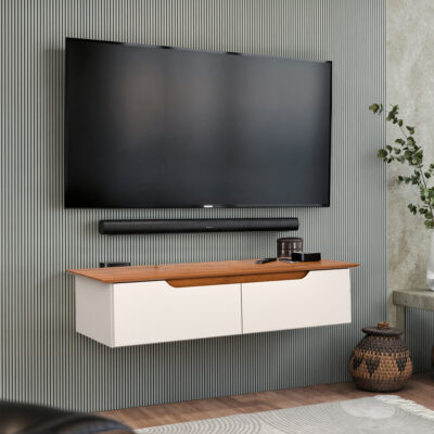 Mueble Rack Aparador Aéreo 2 Puertas Mdp Living Dormitorio