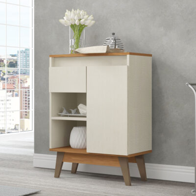 Aparador Armario Mueble Multiuso 1 Puerta 1 Cajón Living