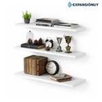 Repisa Estante Flotante Aereo Mensula Invisible 54cm Pack X3 - Imagen 2