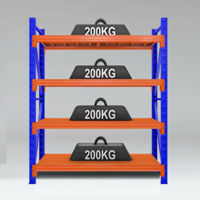 Estanteria Rack Metalico Fácil Encastre 2x1.5x0.4m 800kg