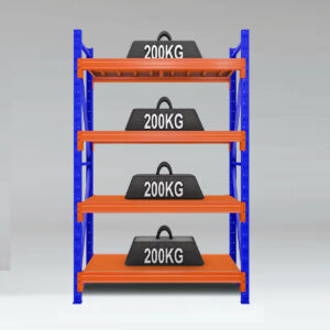 Estanteria Rack Metalico Fácil Encastre 2×1×0.4m 800kg