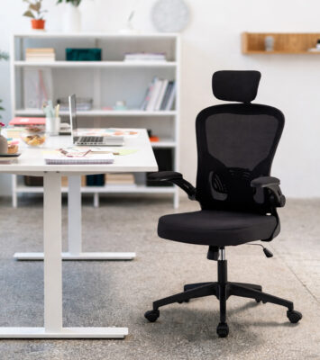 Silla De Oficina Ergonómica Ejecutiva Con Respaldo Alto