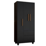 Ropero Armario Placard 3 Puertas 2 Cajones - Imagen 4