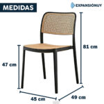 Silla De Plástico Apilable - Imagen 2