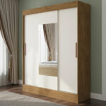 Ropero 3 Puertas Corredizas Con Espejos - Imagen 1