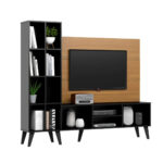 Rack Panel Aereo De Tv Hasta 60 Pulgadas Con Estantes - Imagen 3