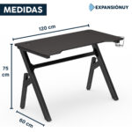 Escritorio Gamer Mesa De Pc Gamer Fibra De Carbono - Imagen 2