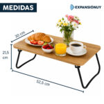 Bandeja Mesa De Patas Plegable Comida En Cama Desayunador - Imagen 3