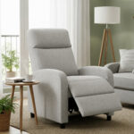 Sofá Sillón 1 Cuerpo Butaca Reclinable 150° De Tela Lavable - Imagen 2