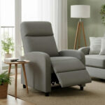 Sofá Sillón 1 Cuerpo Butaca Reclinable 150° De Tela Lavable - Imagen 1