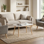 Mesa De Centro Ratona Auxiliar Rectangular De Madera Mdf - Imagen 1