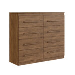 Cómoda Cajonera Zapatera 8 Cajones Mueble Guardado 100% Mdf - Imagen 1