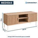Rack De Tv Hasta 50 Pulgadas Mesa Centro Living Nórdico - Imagen 2