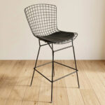 Taburete Silla Alta Bertoia De Barra Comedor Cocina 100% Metal - Imagen 1