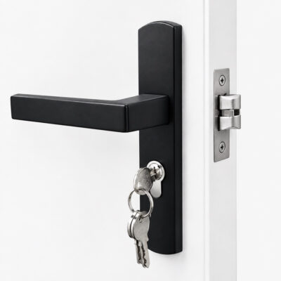 Pestillo Con Cerradura Y Llaves Para Puerta De Interior