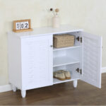 Cómoda Zapatera Multiuso 2 Puertas 3 Estantes Living Hogar - Imagen 1